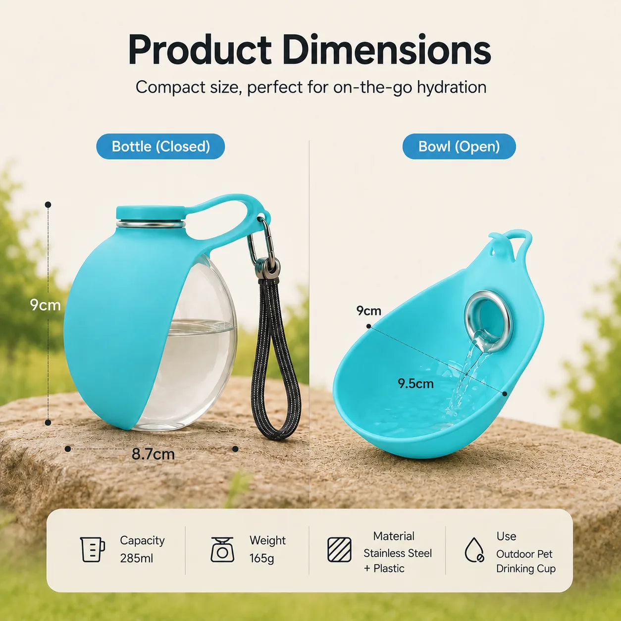 Avela™ GoBottle Pet Water Bottle